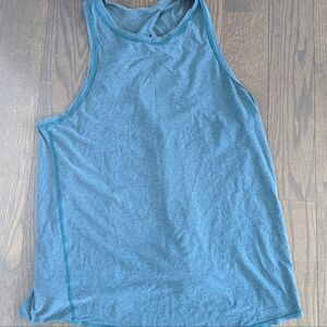 Lululemon Blue High Neck Tank Top